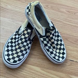 Checkers vans size:8.5 women
